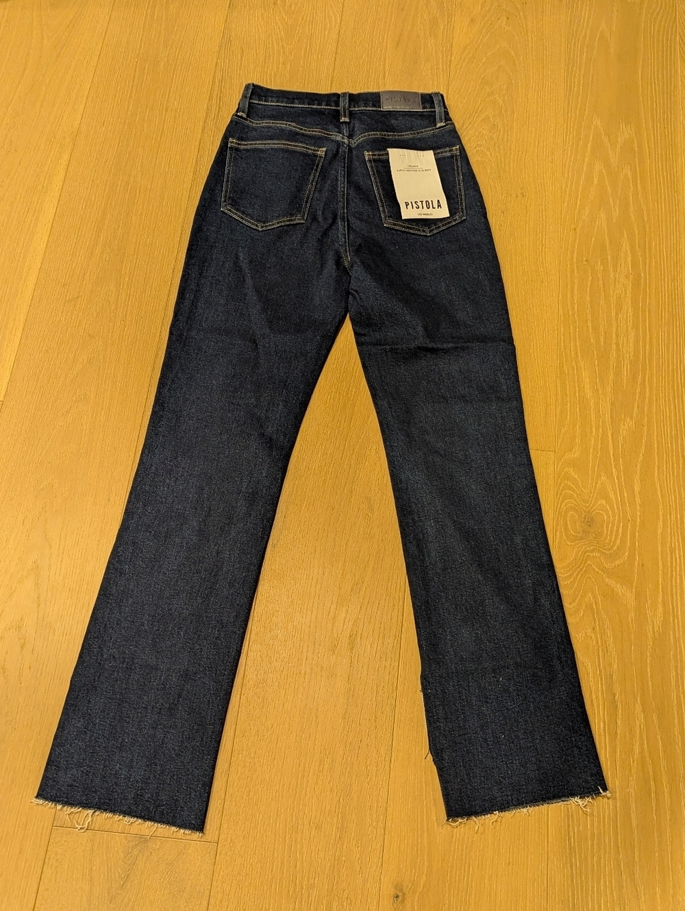 Dark Blue High-Rise Slim Bootcut - Picture 2 of 10